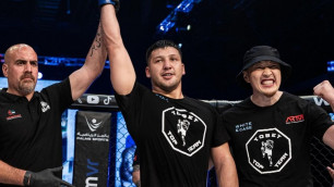 Кандидат в UFC из Казахстана снес соперника в первом раунде на турнире в ОАЭ