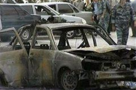 В ингушском Малгобеке взорвали милицейскую машину