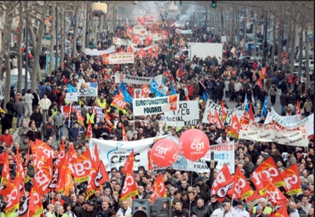Во Франции началась забастовка 