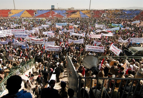 Антиправительственные акции начались и в столице Йемена