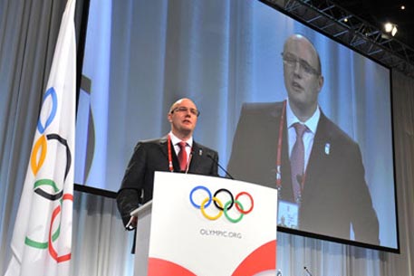 Оргкомитет представил логотип Олимпиады-2014 в Сочи