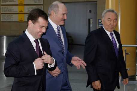 Единое экономическое пространство РФ, РК и Белоруссия создадут в 2012 году