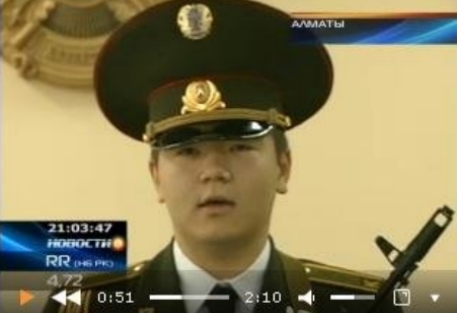 Внук Назарбаева принял присягу на верность отечеству