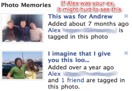Facebook спрячет от пользователей фото бывших возлюбленных
