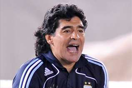 Марадона решил покинуть сборную Аргентины из-за неудачи на ЧМ-2010