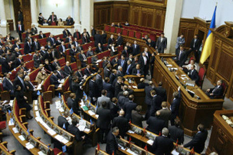 Оппозиция отключила систему голосования в Раде