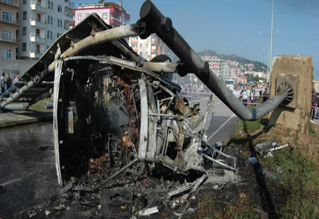 10 человек погибли в результате аварии автобуса в Турции