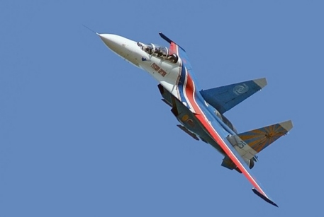 МАКС-2009 застраховал столкнувшиеся Су-27