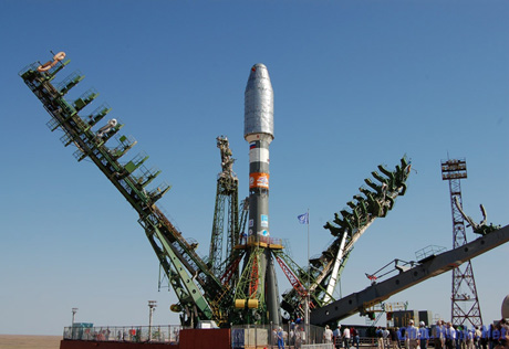 В Атырауской области упала ступень космической ракеты