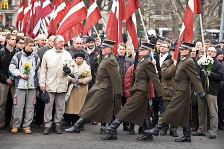 В Латвии в шествии легионеров СС приняли участие 300 человек