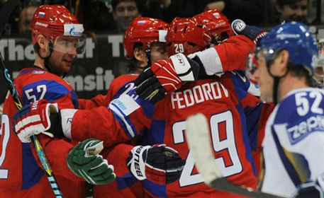Казахстанские хоккеисты уступили россиянам на старте ЧМ-2010 