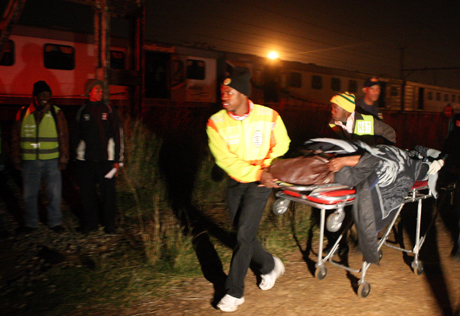 857 человек травмированы в железнодорожной аварии в ЮАР