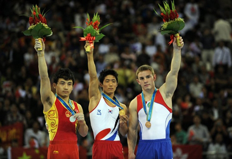 Казахстанский гимнаст завоевал "бронзу" на Азиаде в Гуанчжоу