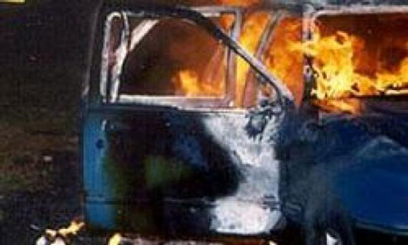 В Ингушетии взорвали автомобиль милиционеров