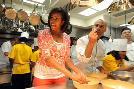 Мишель Обама снимется в кулинарной передаче