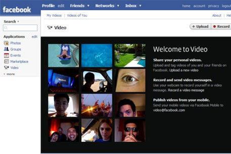 Соцсеть Facebook вошла в тройку популярных видеосайтов США