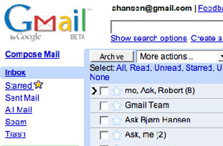 Сбой Gmail произошел из-за просчетов нагрузки на систему 