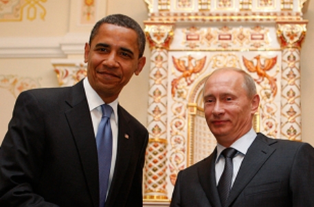 Путин впервые официально встретился с Обамой