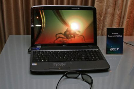 Acer представил первый в мире ноутбук с 3D-дисплеем