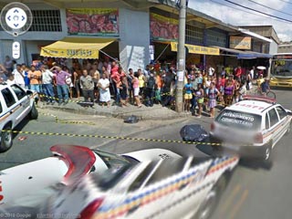 Трупы с улиц Бразилии попали в Google Street View
