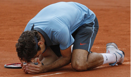 Федерер одержал первую победу на "Ролан Гаррос"  