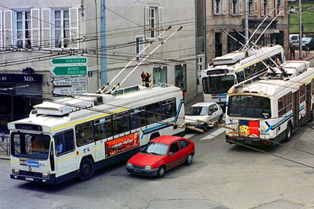 В Литве водители троллейбусов вышли на забастовку без предупреждения
