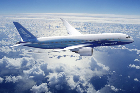 Первый полет Boeing 787 Dreamliner прошел успешно