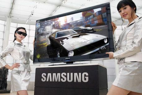 Samsung начал выпуск панелей для 3D-телевизоров