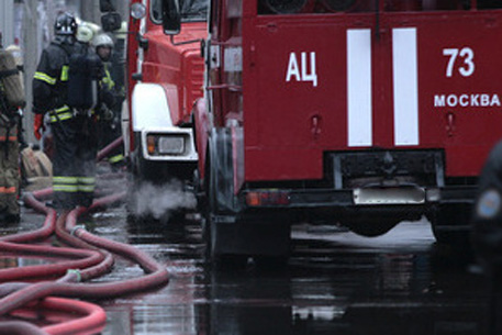 Пожар в особняке в центре Москвы ликвидировали