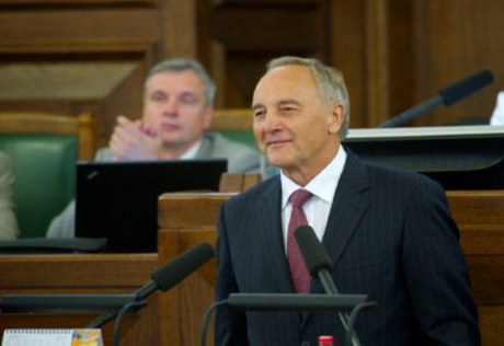 Андрис Берзиньш вступил в должность президента Латвии