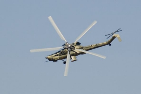 Минобороны России расследует аварию боевого вертолета Ми-28Н