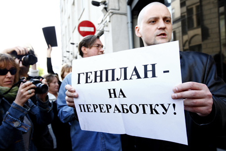 Участник демонстрации против генплана Москвы объявил голодовку