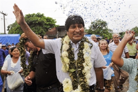На президентских выборах в Боливии победил Эво Моралес