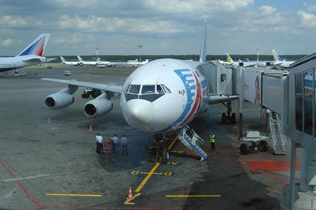 Самолет А-319 экстренно сел в Домодедово