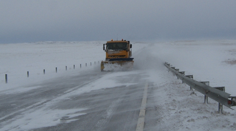 Из-за морозов закрыто движение на автодороге Астана - Кокшетау