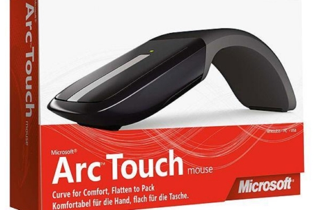 Microsoft официально представила сенсорную мышь Arc Touch Mouse