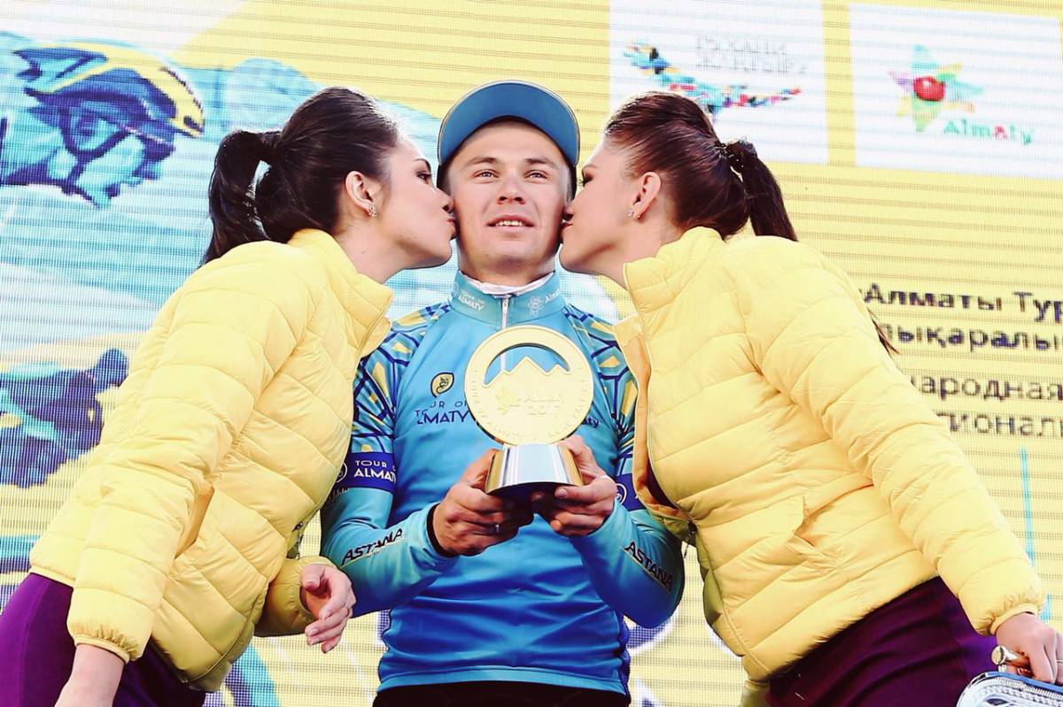 Фульсанг из "Астаны" выиграл второй этап "Тура Алматы-2017", а Луценко -  в четвертый раз подряд гонку. Фото 3