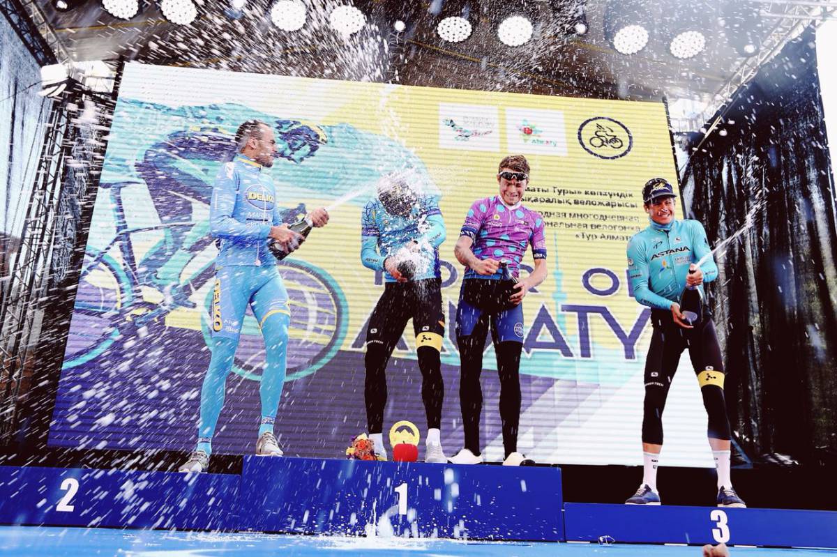Фульсанг из "Астаны" выиграл второй этап "Тура Алматы-2017", а Луценко -  в четвертый раз подряд гонку. Фото 4