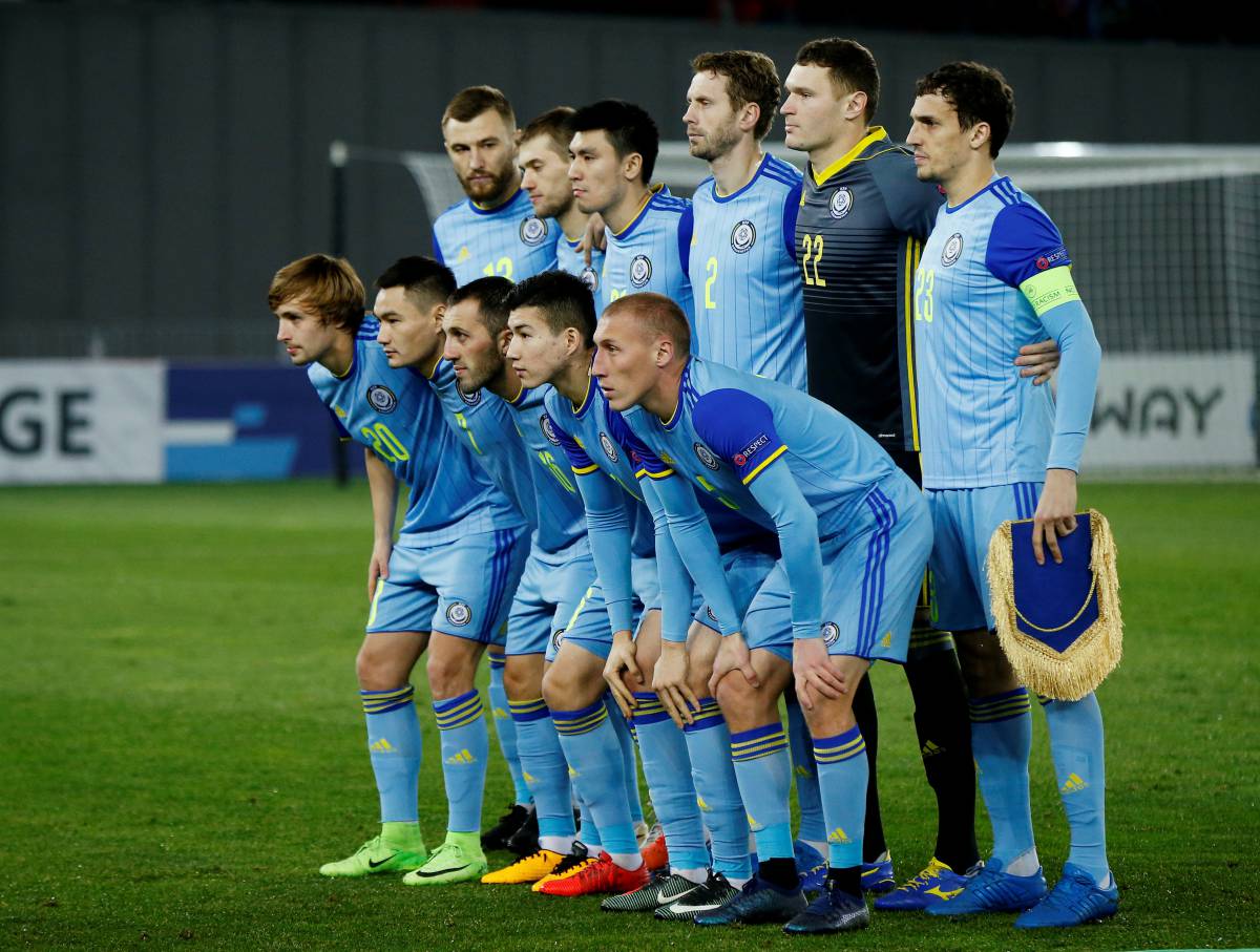 Гол 20-летнего форварда не спас сборную Казахстана от поражения в последнем матче Лиги наций. Фото 1