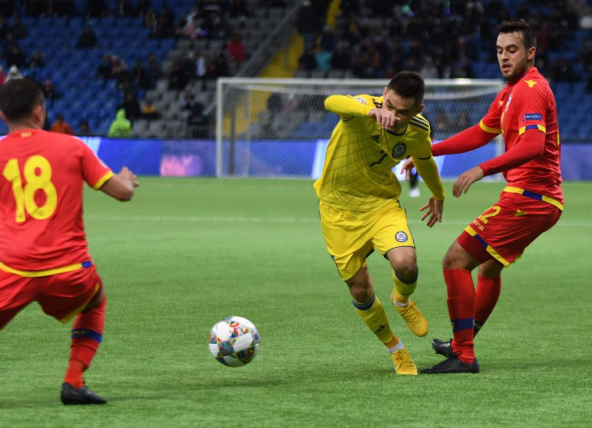 Сборная Казахстана разгромила Андорру в матче с удалением и одержала первую победу в Лиге наций. Фото 6