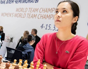 Фото с командного чемпионата мира по шахматам в Астане ?>