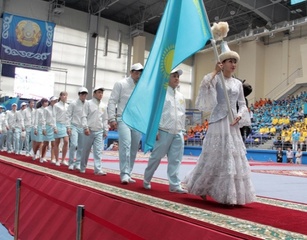 Олимпийцы Казахстана готовы к отправке в Лондон ?>