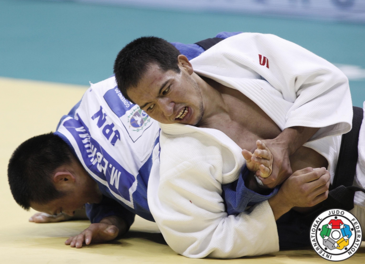 Дзюдоист Азамат Муканов стал серебряным призером чемпионата мира в Бразилии . Фото 1