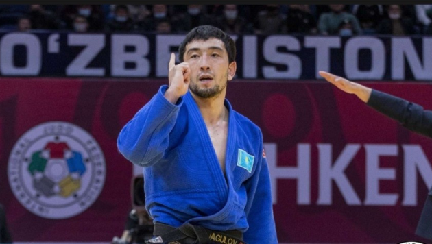 Второй казахстанский дзюдоист остановился в шаге от "золота" турнира "Большого шлема" в Ташкенте