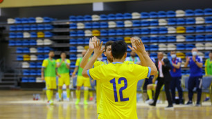 Cборная Казахстана по футзалу одержала третью победу подряд в отборе на Евро-2022