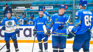 Сборная Казахстана выиграла первый товарищеский матч перед ЧМ-2021 по хоккею