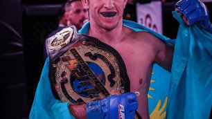 Казахстанский полусредневес сделал заявление после поздравлений от президента UFC