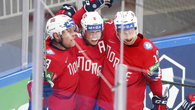 Норвегия одержала первую победу на ЧМ-2021 по хоккею и выбила Казахстан из зоны плей-офф