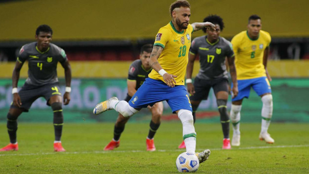 Неймар помог сборной Бразилии выиграть пятый матч в отборе ЧМ-2022