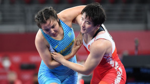Казахстанская борчиха проиграла сопернице из Кыргызстана на Олимпиаде-2020